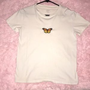 Brandy butterfly shirt